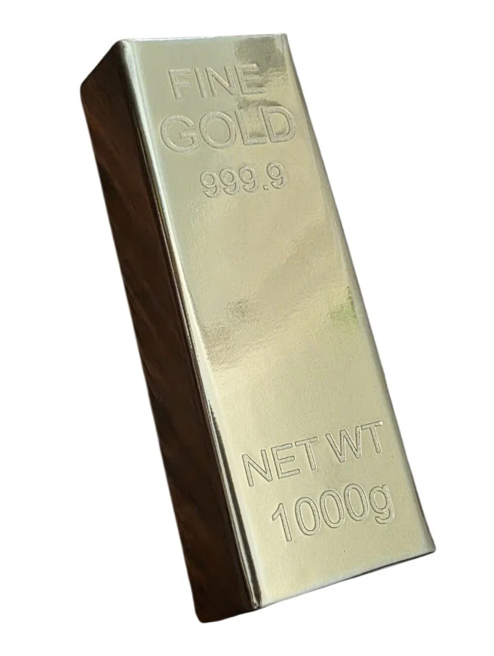Fine Gold Bar Bullion Eyeglass Case Hard Slim Reading Glasses Case NEW